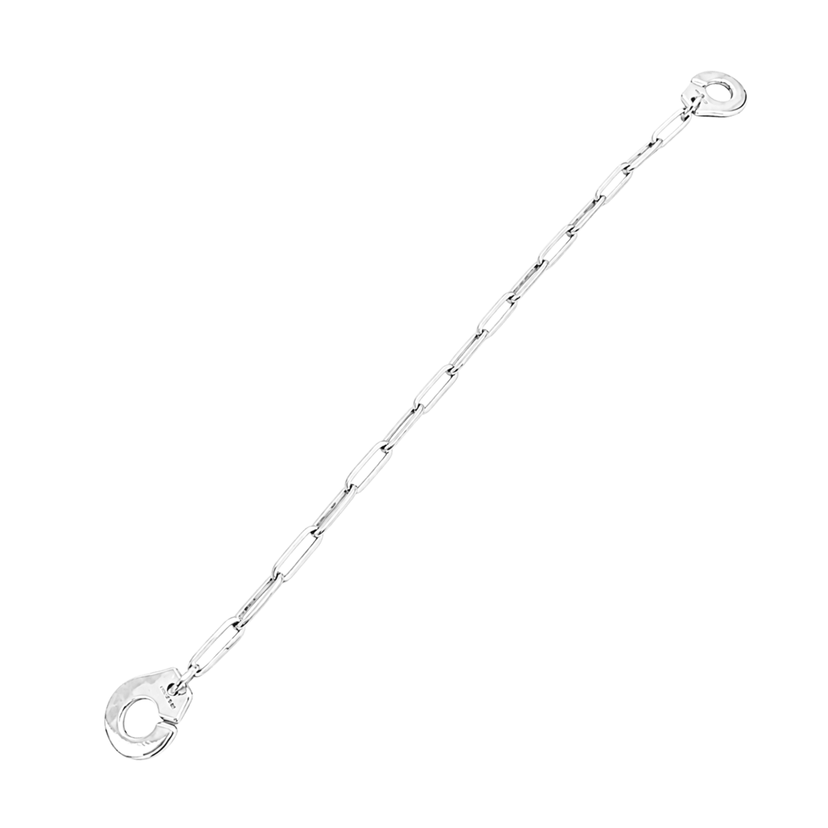 Bracelet DINH VAN "Menottes R12" en or blanc - Castafiore