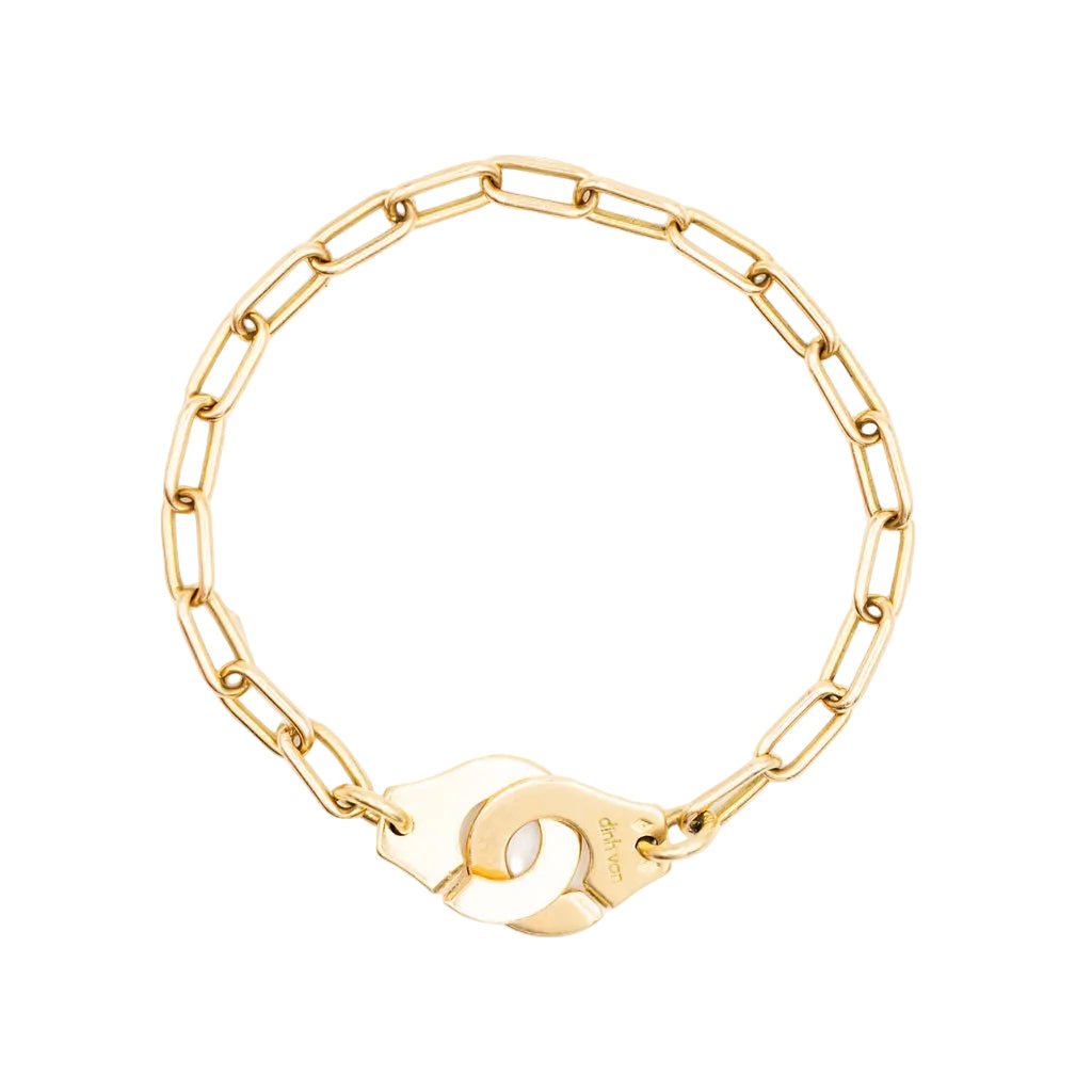 Bracelet DINH VAN "Menottes R12" en or jaune - Castafiore