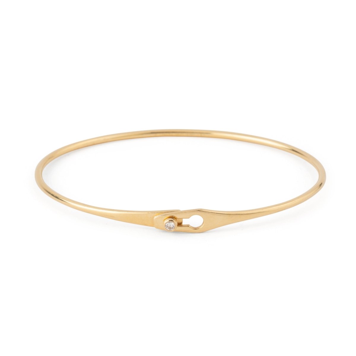 Bracelet DINH VAN "Serrure" en or jaune - Castafiore