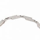 Bracelet DINH VAN "Seventies" en or blanc et diamant - Castafiore