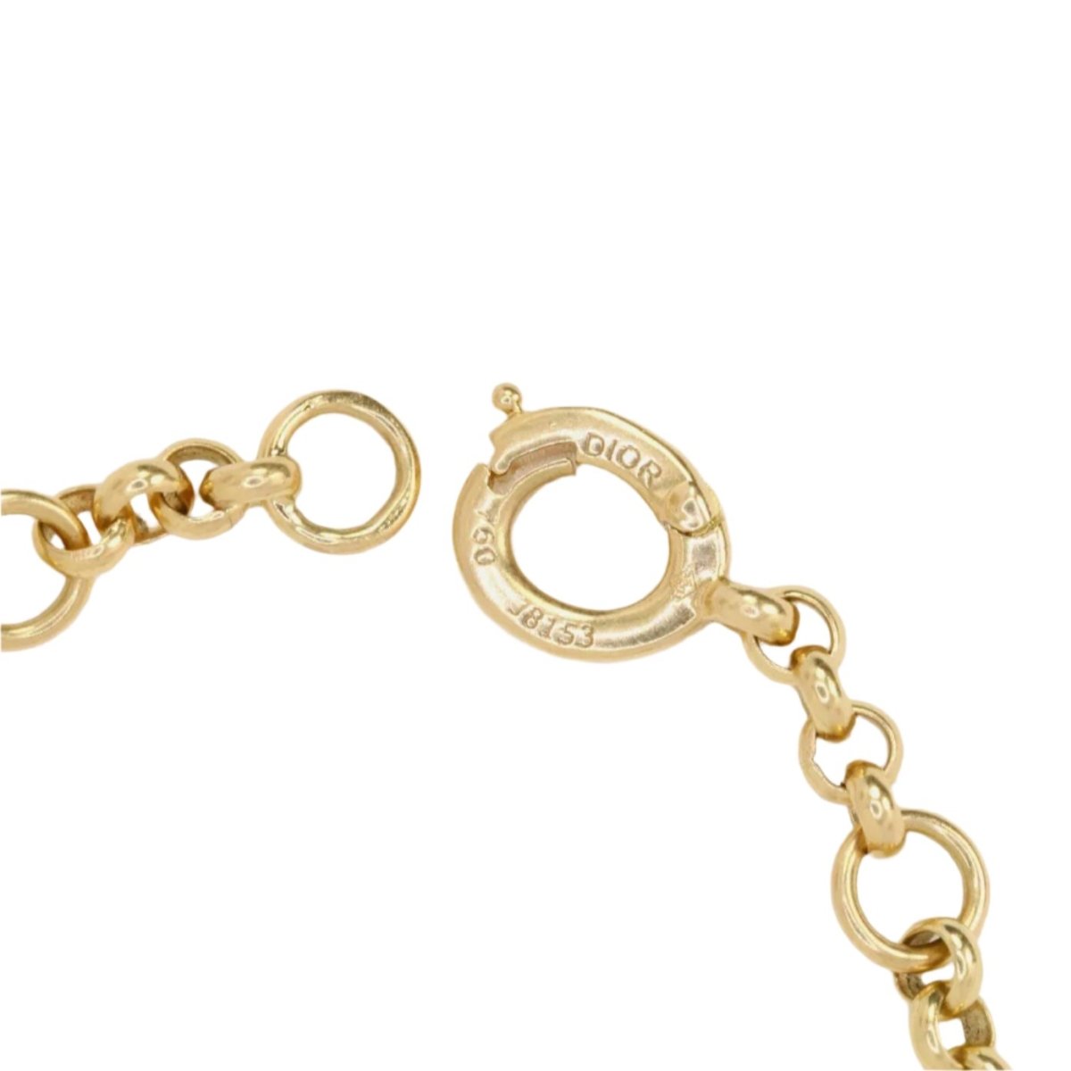 Bracelet DIOR, "Dé à coudre" en or jaune - Castafiore