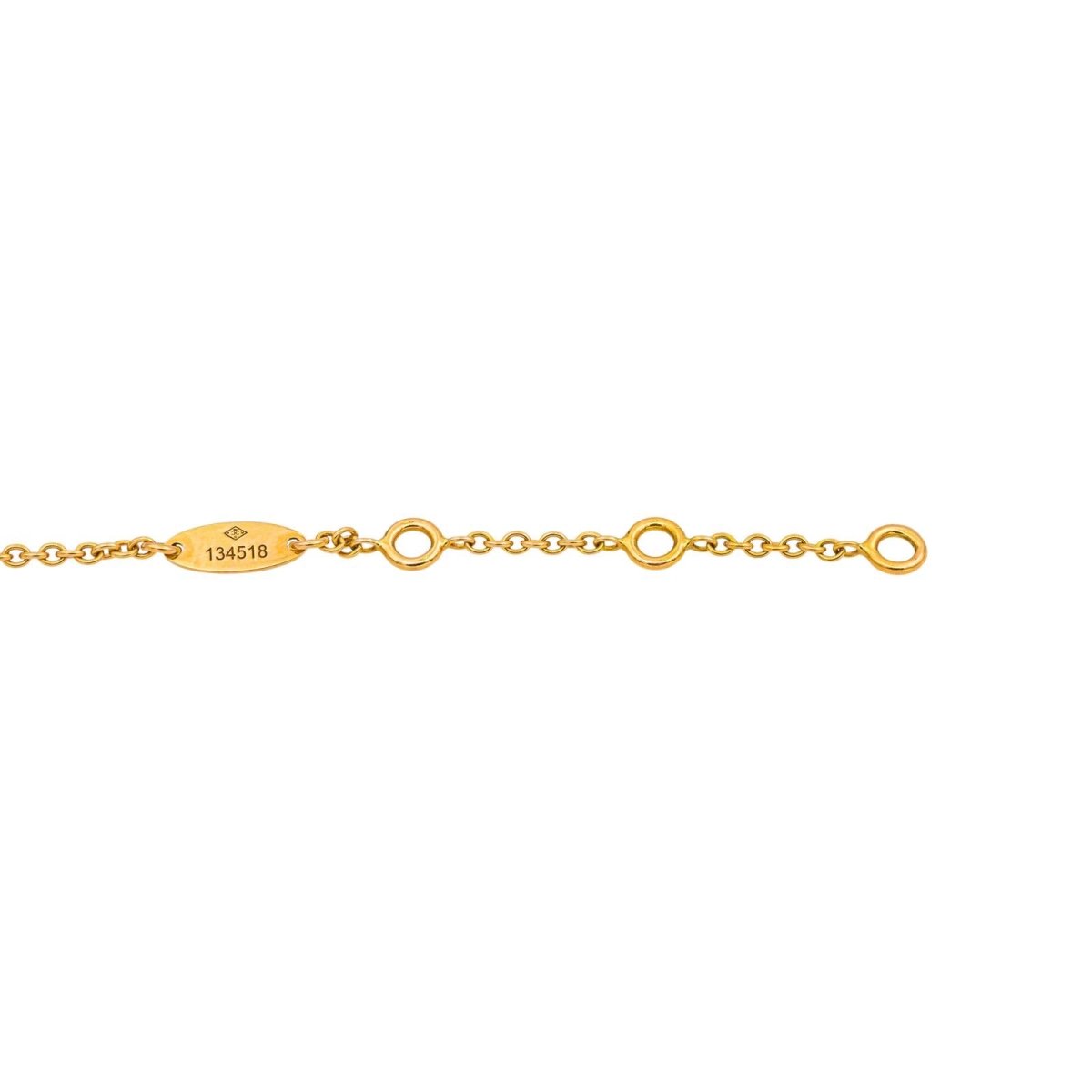 Bracelet DIOR "Rose des vents" en or jaune, nacre et rubis - Castafiore