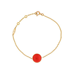 Bracelet DIOR "Rose des vents" en or rose, céramique et diamant - Castafiore