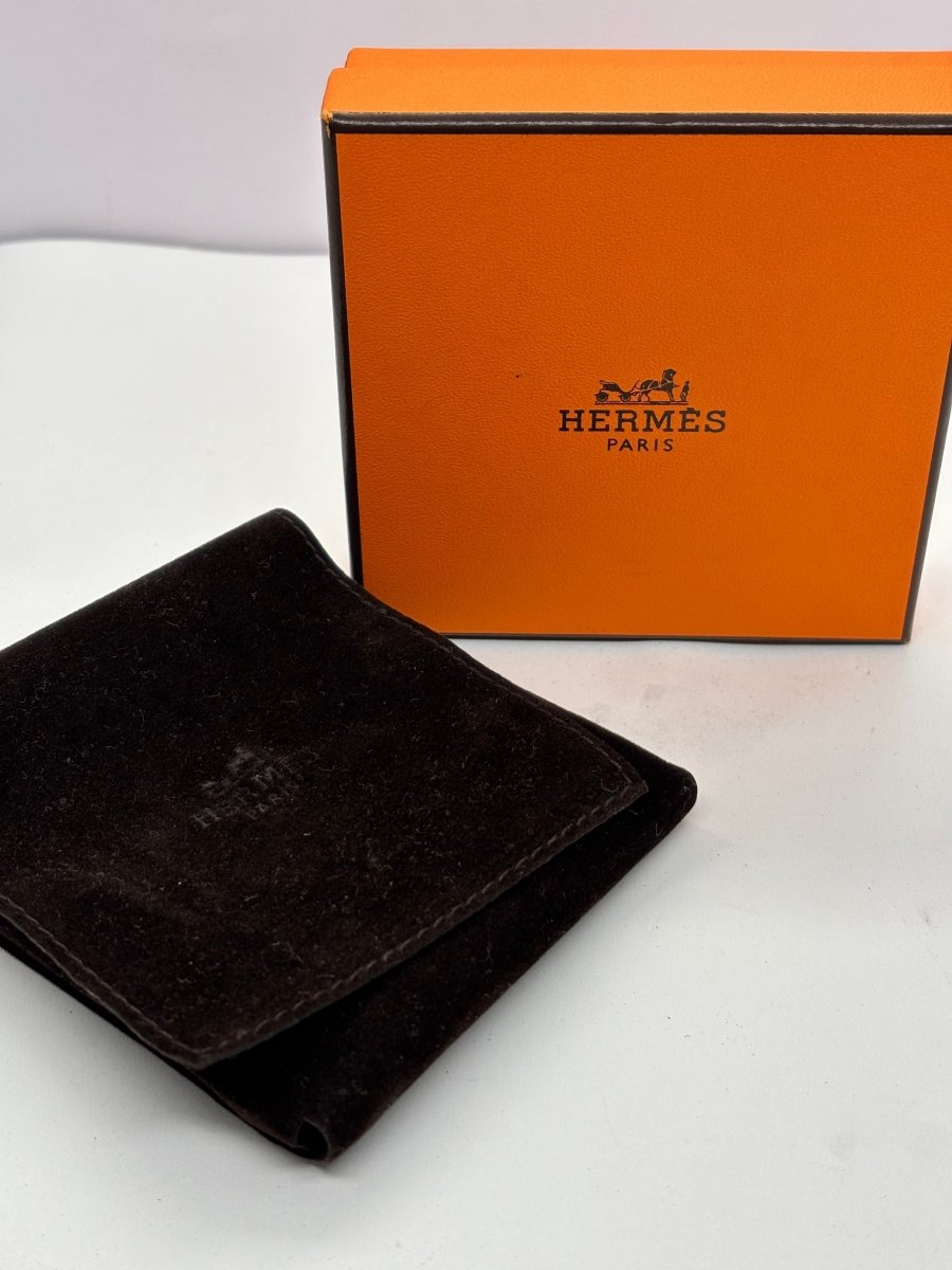 Bracelet double tour Hermès Rivale plaqué or - Castafiore