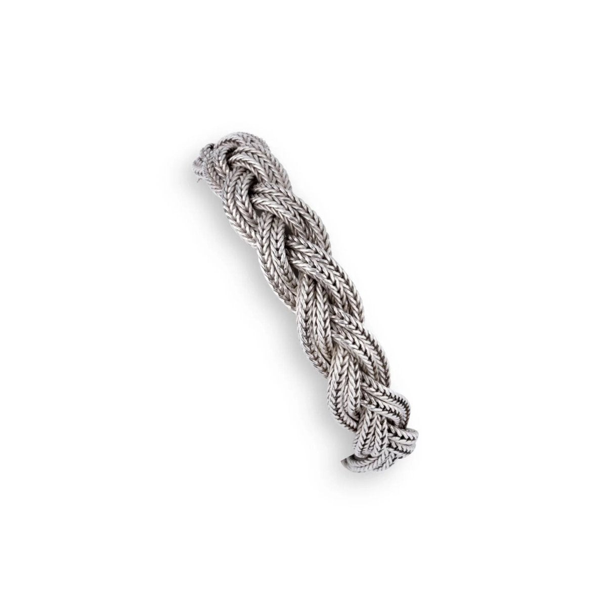 Bracelet en argent de la maison Hermès fermoir étrier - Castafiore