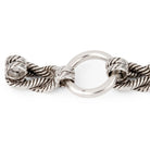 Bracelet en argent de la maison Hermès modèle Audierne - Castafiore