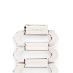 Bracelet en argent de la maison hermès modèle Ondine - Castafiore