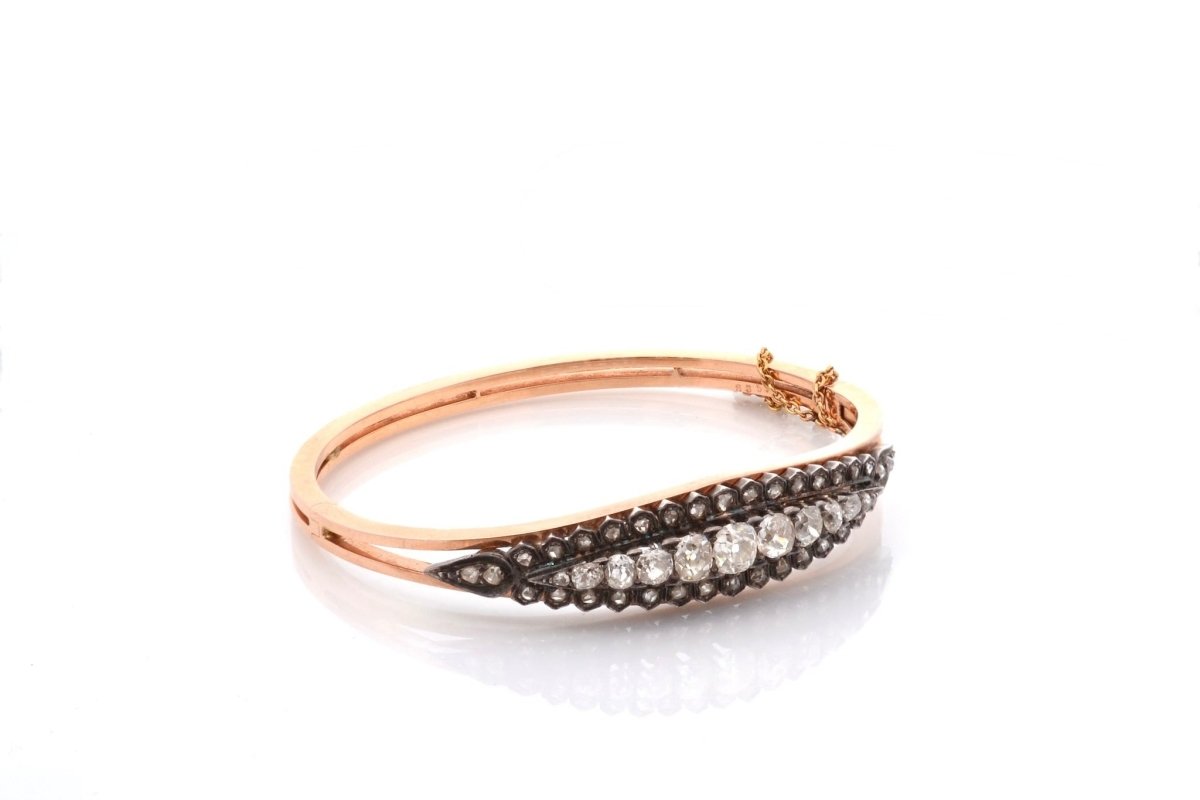 Bracelet en or, argent et diamants - Castafiore