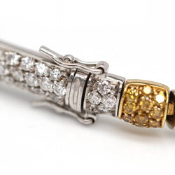 Bracelet en or bicolore 18K avec diamants et saphirs bleus - Castafiore