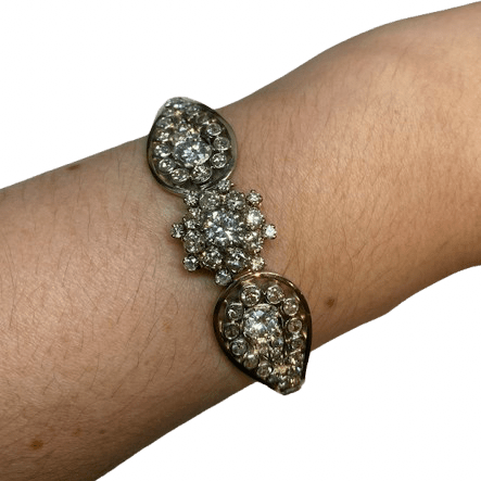 Bracelet en or blanc et damants - Castafiore