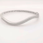 bracelet en or blanc et diamant - Castafiore