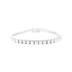 Bracelet en or blanc et diamants - Castafiore
