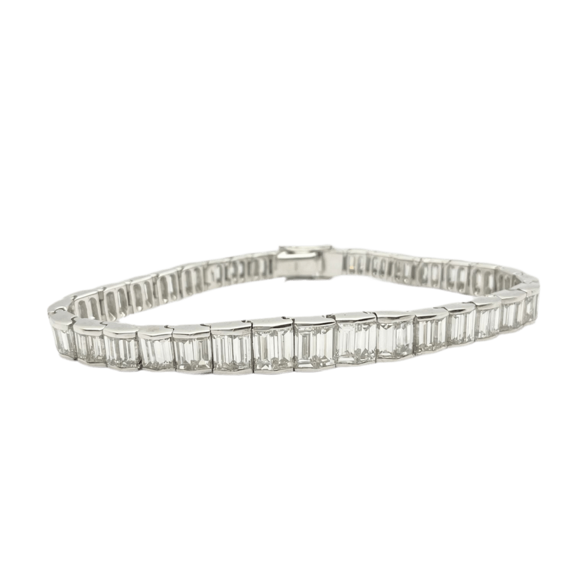 Bracelet en or blanc et diamants - Castafiore
