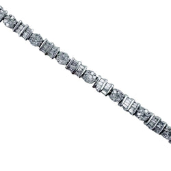 Bracelet en or blanc et diamants - Castafiore