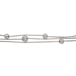 Bracelet en or blanc et diamants - Castafiore