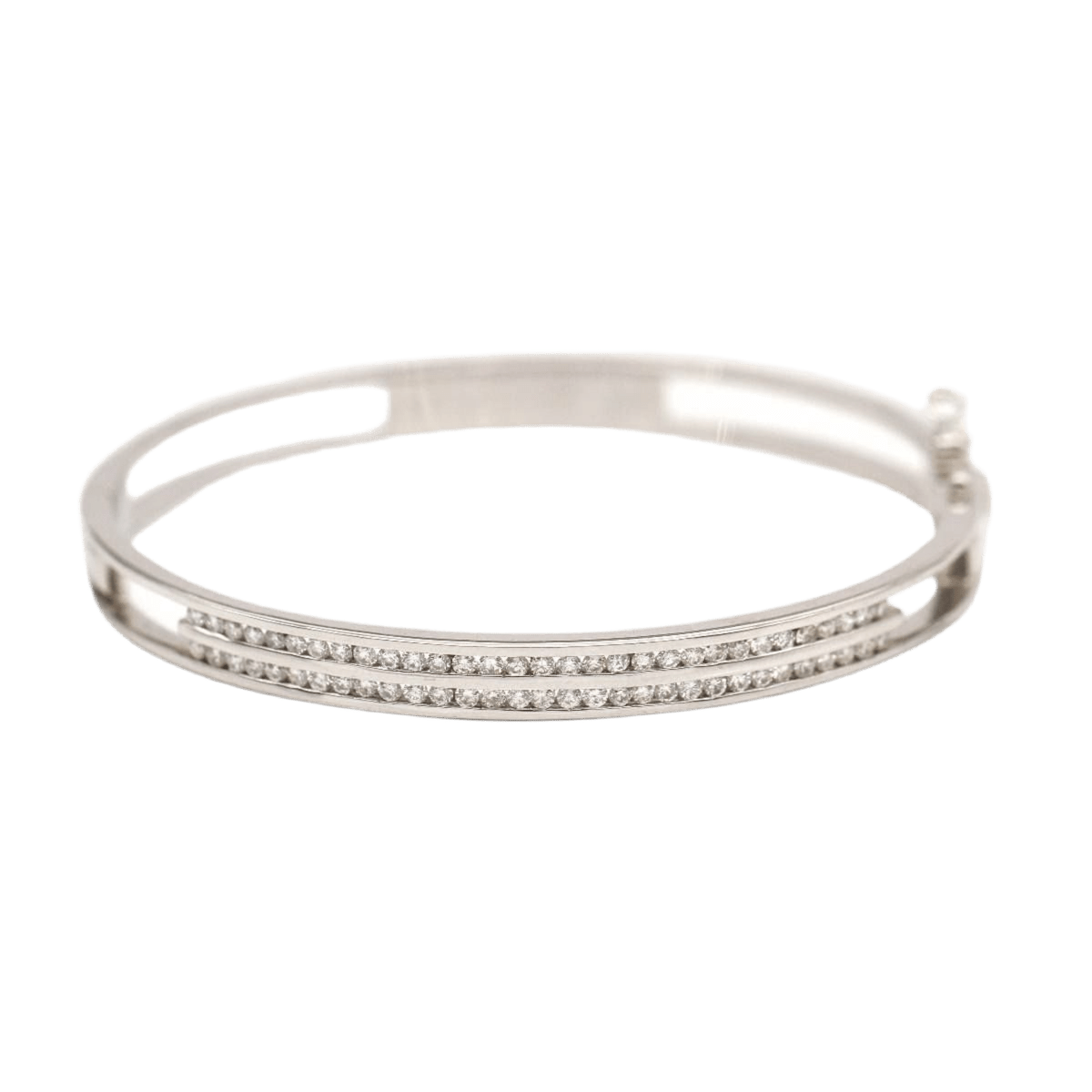 Bracelet en or blanc et diamants - Castafiore