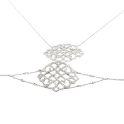 Bracelet en or blanc et diamants - Castafiore