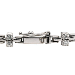Bracelet en or blanc et diamants - Castafiore