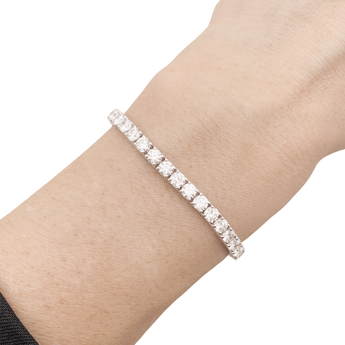 Bracelet en or blanc et diamants - Castafiore
