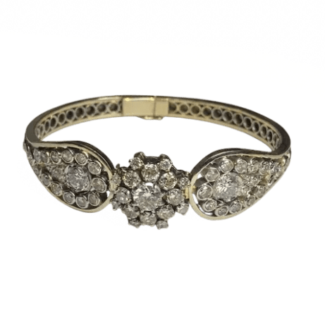 Bracelet en or blanc et diamants - Castafiore