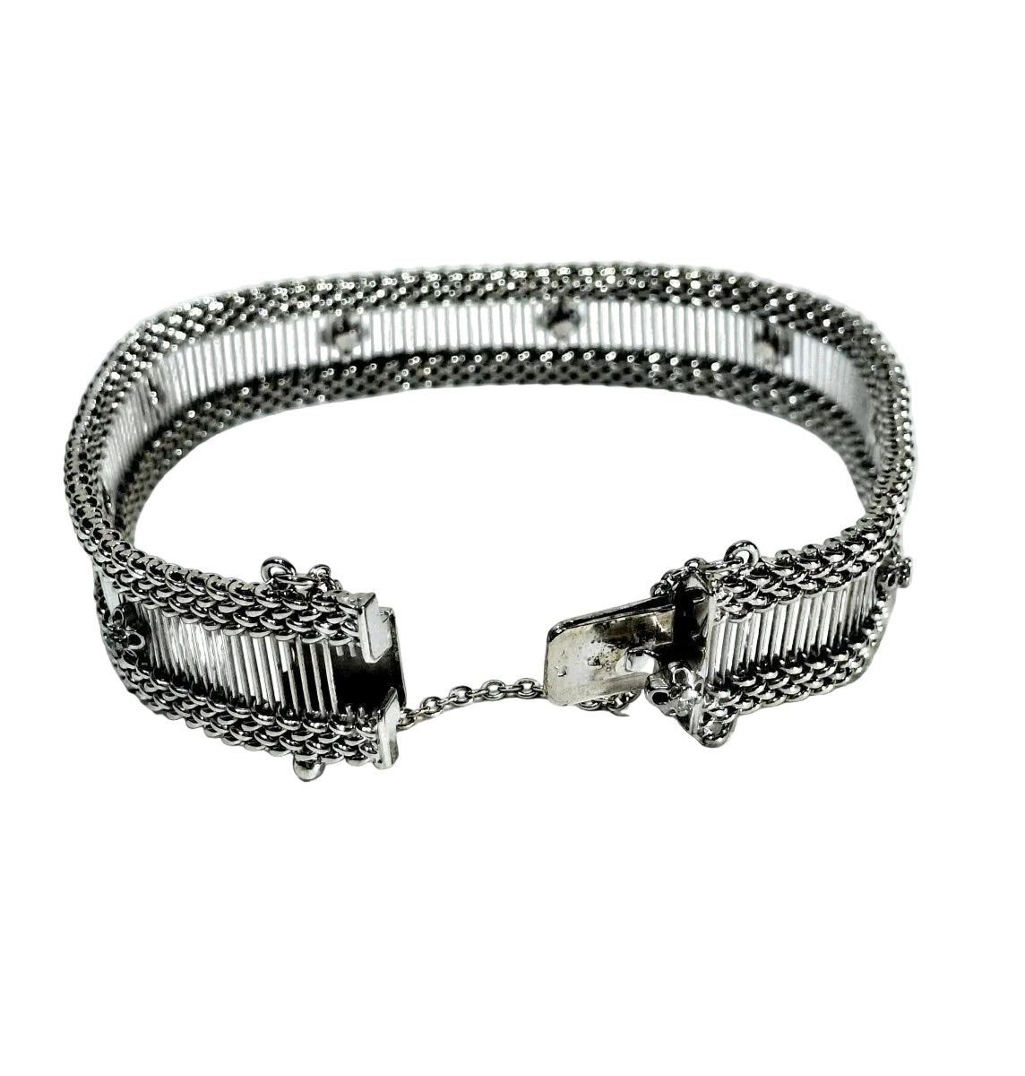 Bracelet en or blanc et diamants - Castafiore