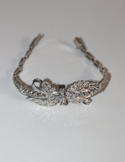 Bracelet en or blanc et diamants - Castafiore