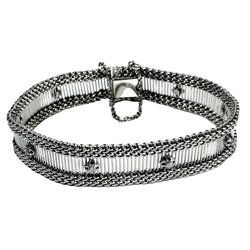 Bracelet en or blanc et diamants - Castafiore