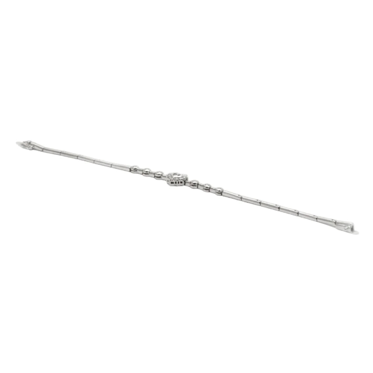 Bracelet en or blanc et diamants - Castafiore