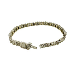 Bracelet en or blanc et diamants - Castafiore