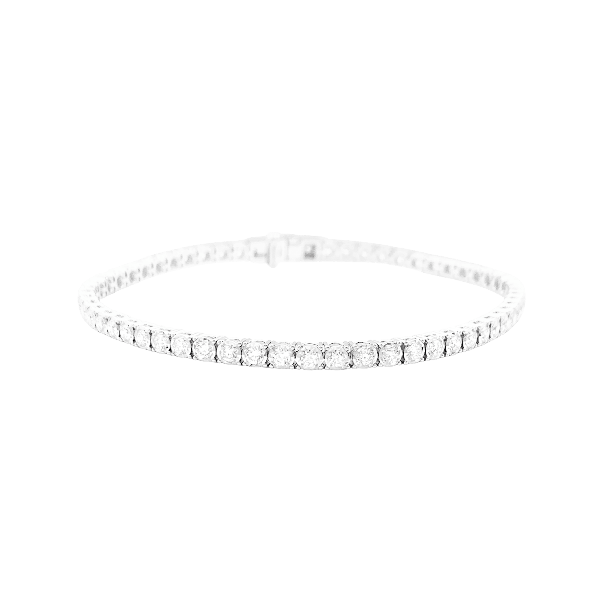 Bracelet en or blanc et diamants - Castafiore