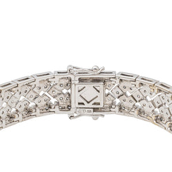 Bracelet en or blanc et diamants - Castafiore