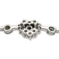 Bracelet en or blanc et diamants - Castafiore