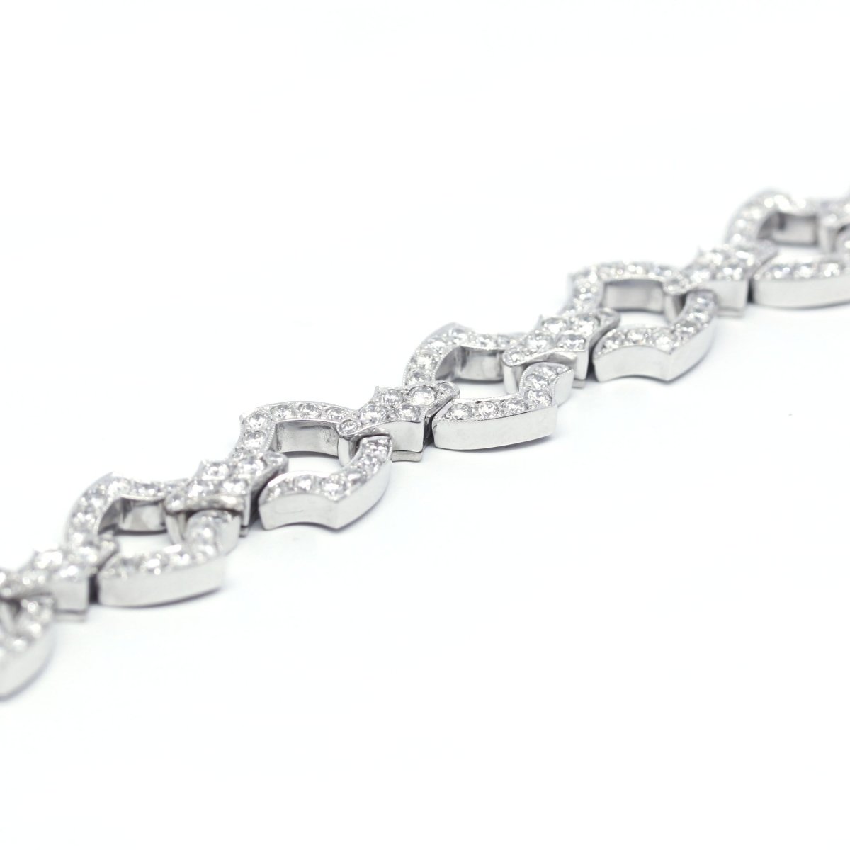 Bracelet en or blanc et diamants - Castafiore