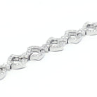 Bracelet en or blanc et diamants - Castafiore