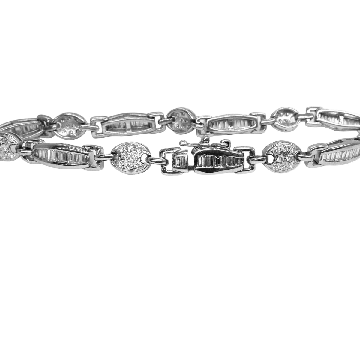 Bracelet en or blanc et diamants - Castafiore