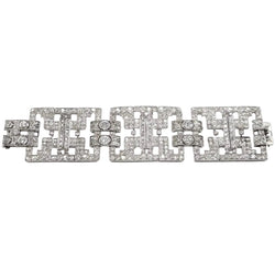 Bracelet en or blanc, platine et diamants - Castafiore