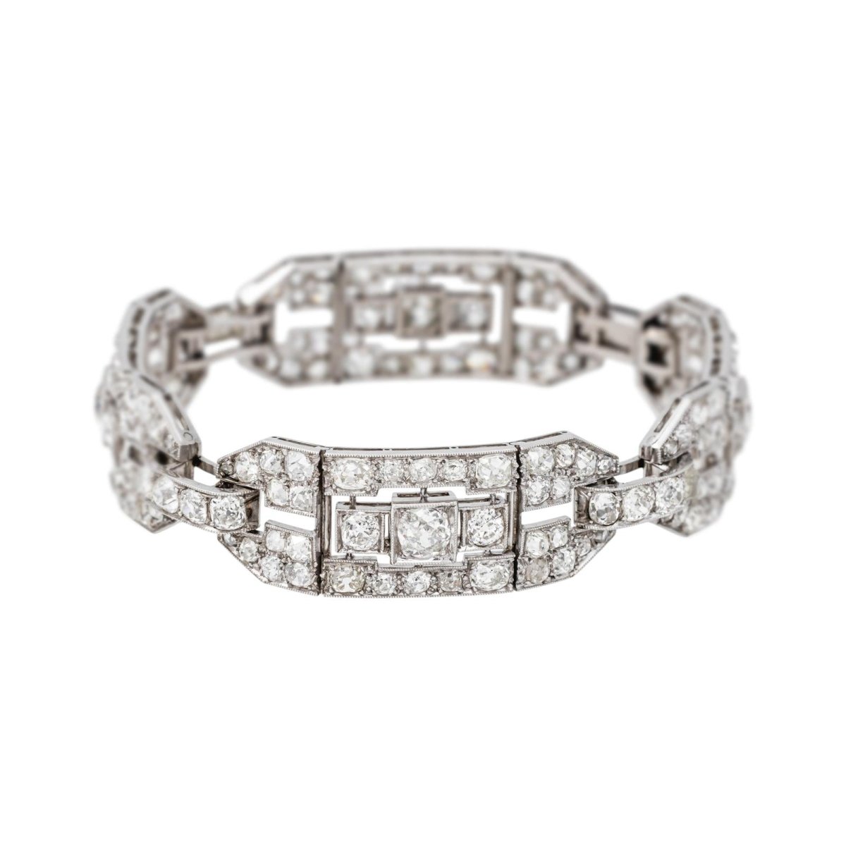 Bracelet en or blanc, platine et diamants - Castafiore