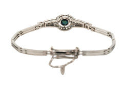 Bracelet en or blanc, saphir et diamants - Castafiore
