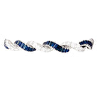 Bracelet en or blanc, saphirs et diamants - Castafiore