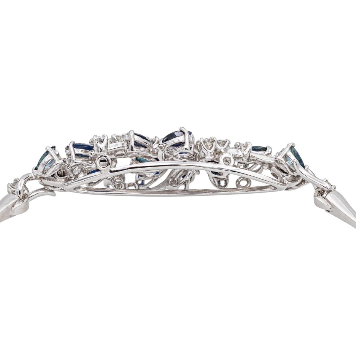 Bracelet en or blanc, saphirs et diamants - Castafiore
