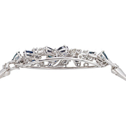 Bracelet en or blanc, saphirs et diamants - Castafiore
