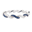 Bracelet en or blanc, saphirs et diamants - Castafiore