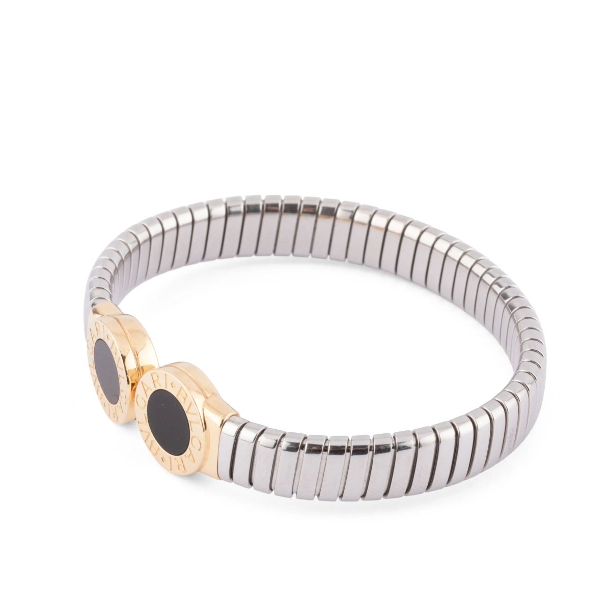 Bracelet en or et acier de la maison Bvlgari - Castafiore