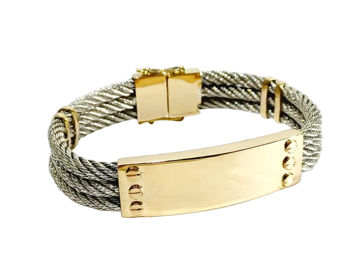 Bracelet en or et argent - Castafiore