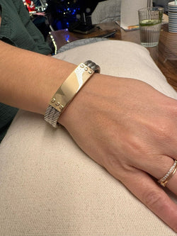 Bracelet en or et argent - Castafiore