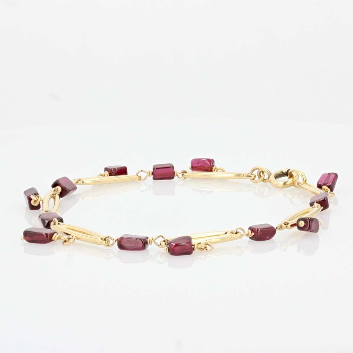 Bracelet en or et grenats - Castafiore