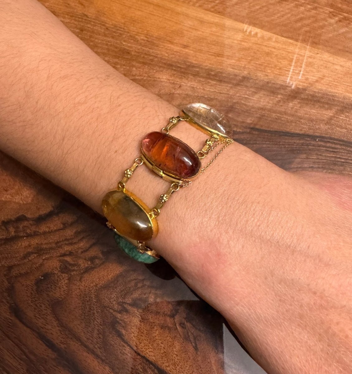 Bracelet en or et pierres - Castafiore