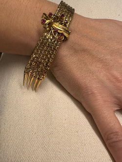 Bracelet en or et rubis - Castafiore