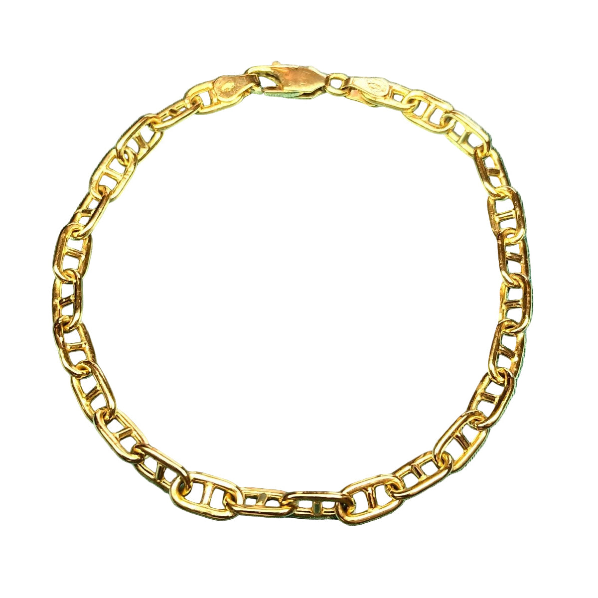 Bracelet en or jaune 18 carats, Maille Marine - Castafiore