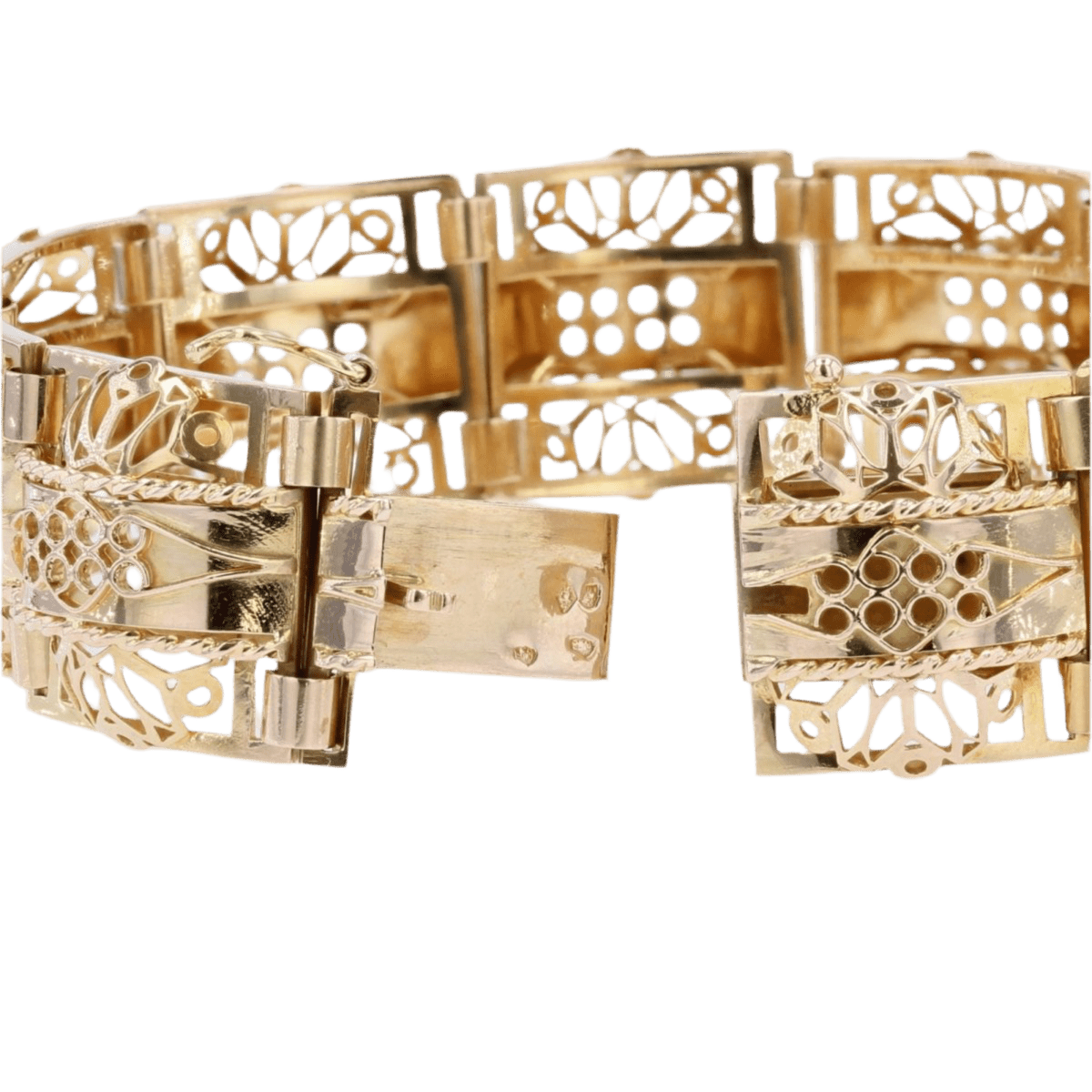 Bracelet en or jaune - Castafiore